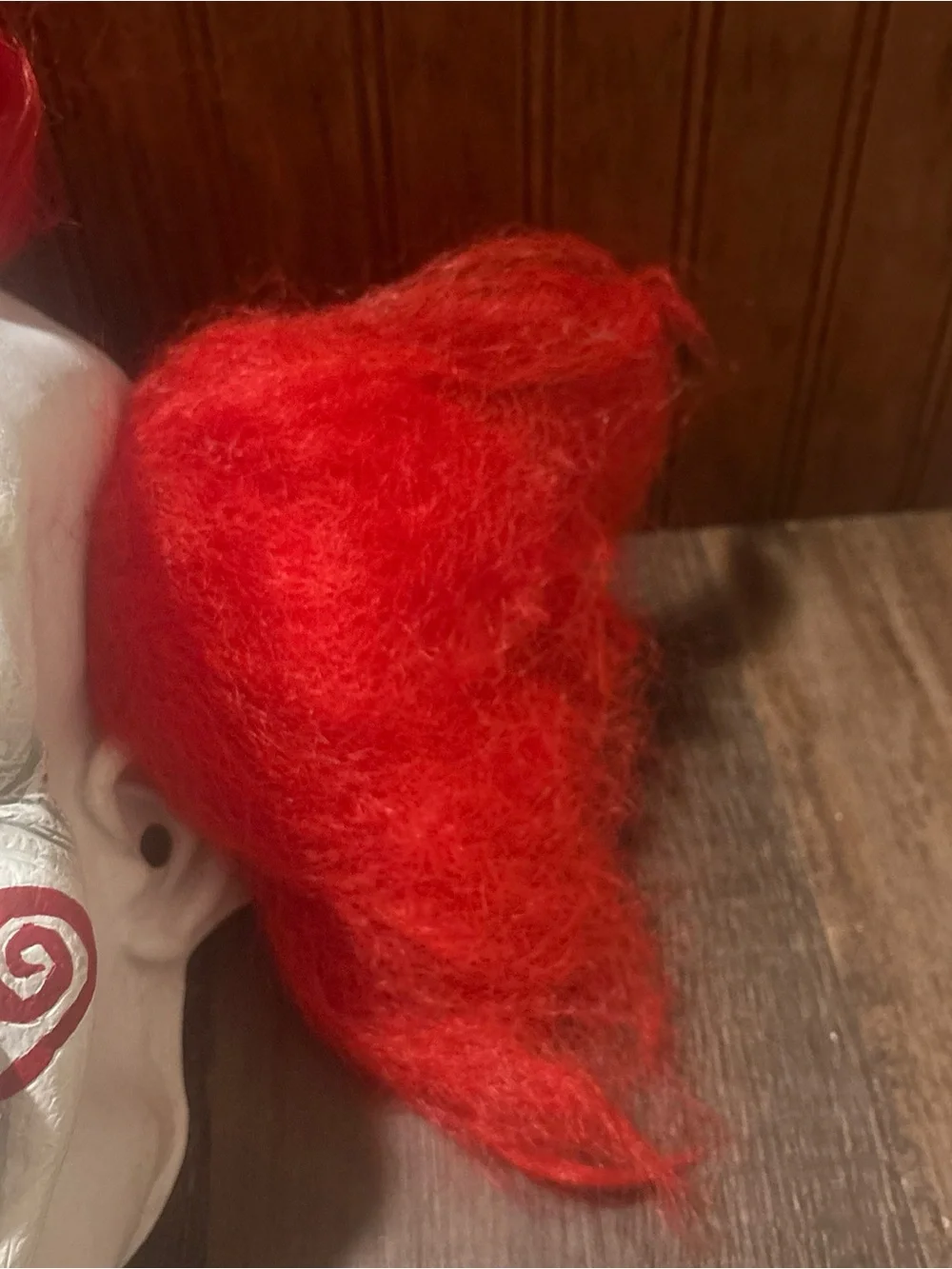 Red Clown Face Decorative Mask - Unbranded
